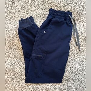 FIGS Uman Jogger Scrub Pants XS Navy – Excellent Condition
